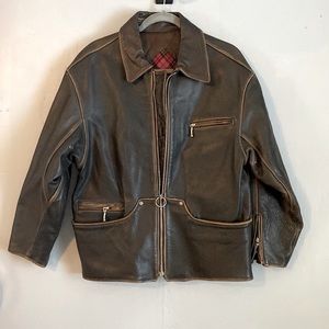Authentic Vintage Winlit Brown Leather Jacket